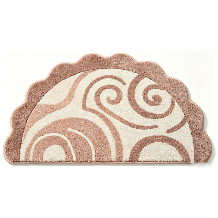Decorative Swirl Bath Mat Kalsten