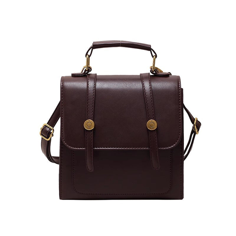 Textured Vegan Leather Satchel Kalsten