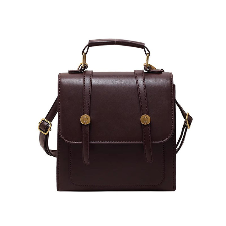 Textured Vegan Leather Satchel Kalsten