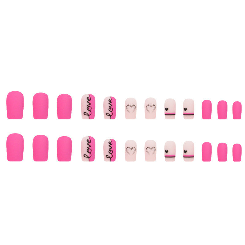 Artistic Love-Themed Nail Art Enhancements Kalsten