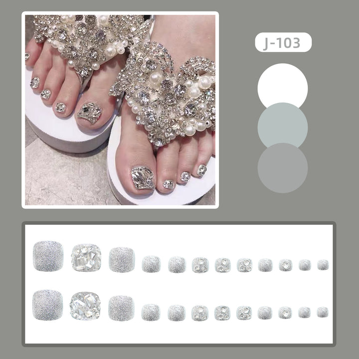 Rhinestone-Embellished Open-Toe Slippers Kalsten