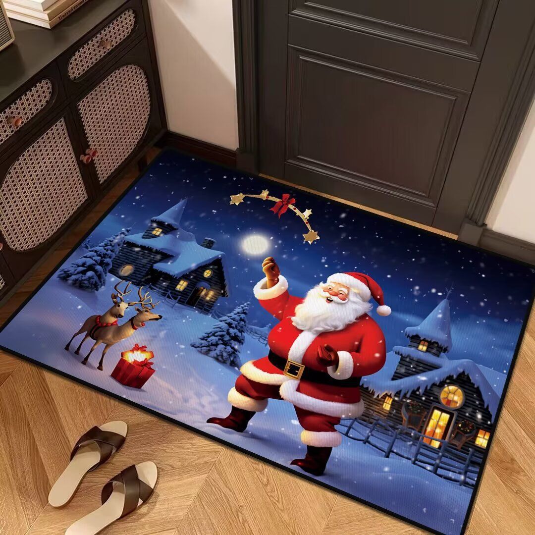 Festive Winter-Themed Entrance Mat Kalsten