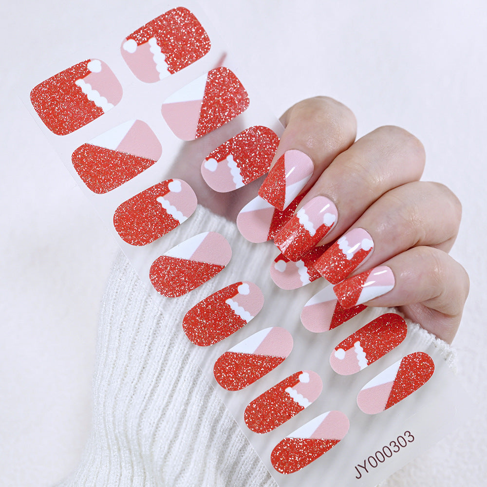 Holiday-Themed Nail Art Stickers
