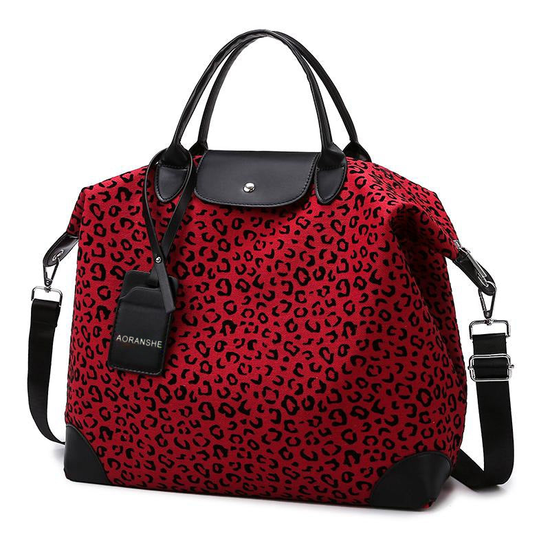 Stylish Animal Print Weekend Duffel Bag