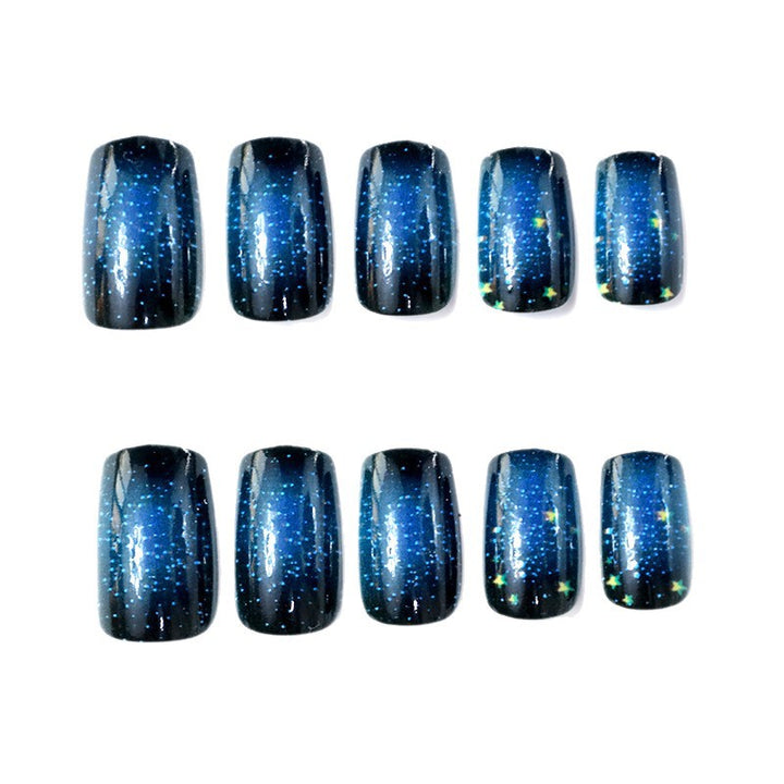 Celestial Night Sky Nail Art Enhancements Kalsten