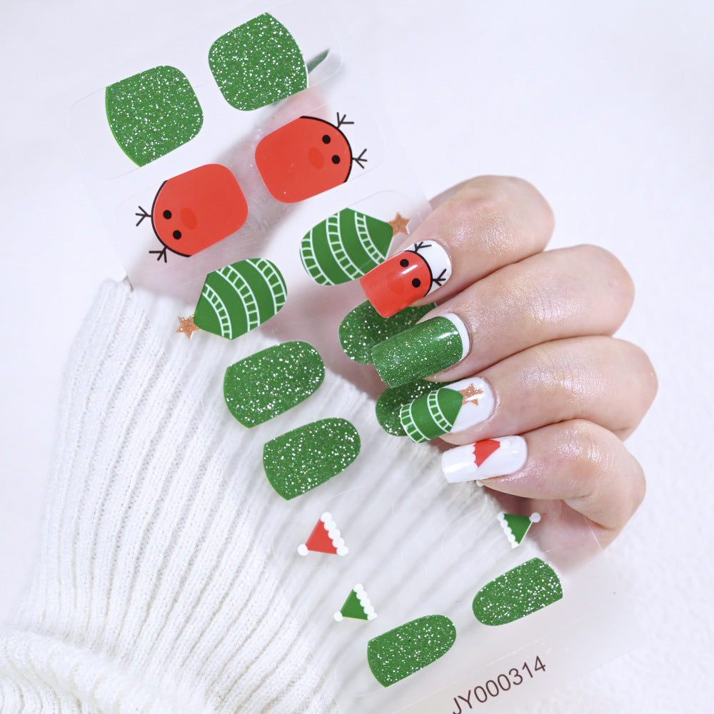 Holiday-Themed Nail Art Stickers