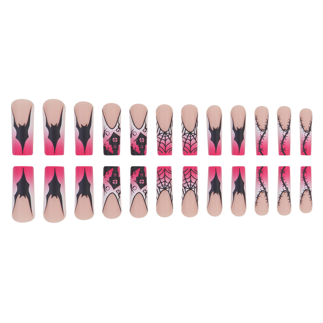 Creative Halloween-Themed Press-On Nail Art Kalsten