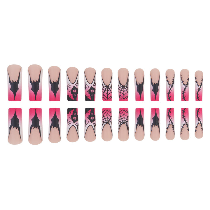Creative Halloween-Themed Press-On Nail Art Kalsten