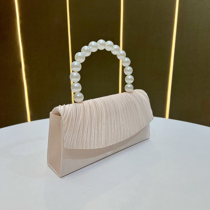 Elegant Pleated Evening Handbag