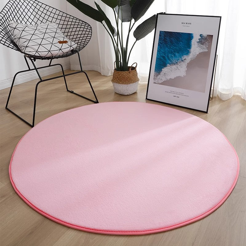 Plush Round Area Rug