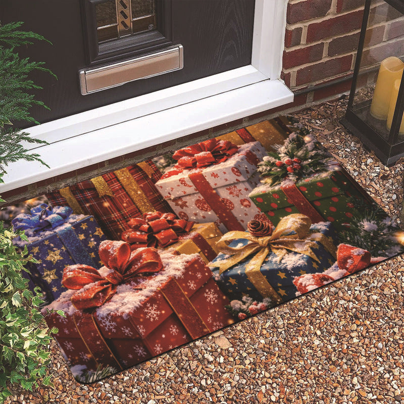 Holiday-Themed Welcome Mat