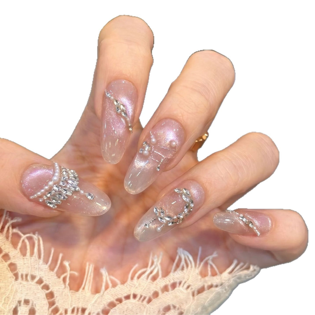 Artistic Stiletto Nail Art Design Kalsten