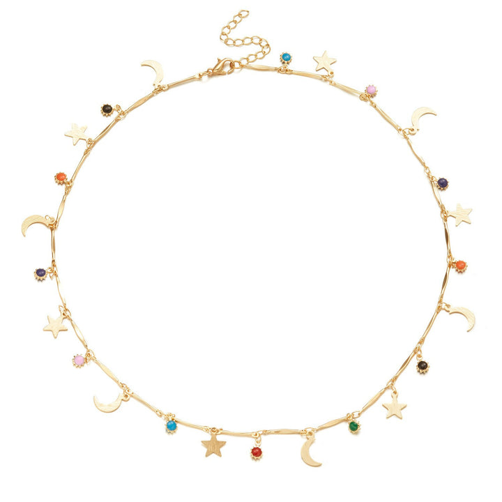 Heart Charm Statement Necklace Kalsten