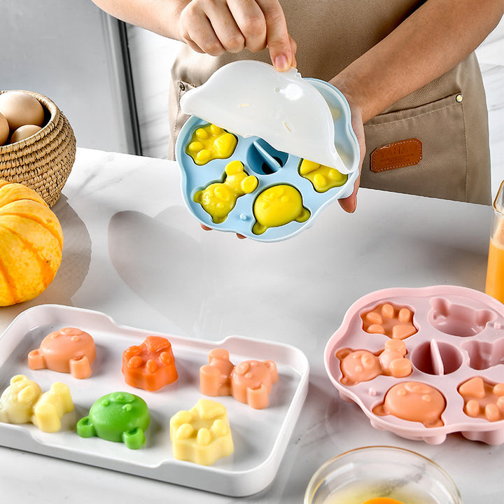 Silicone ice cube mold with animal motifs Kalsten