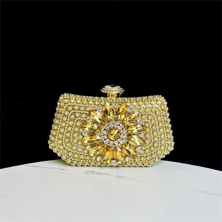 Sparkling Rhinestone Decorative Clutch