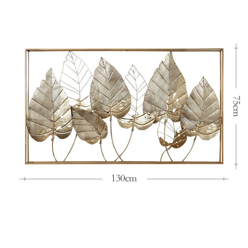 Decorative Metal Leaf Wall Art Sculpture Kalsten 1789208555
