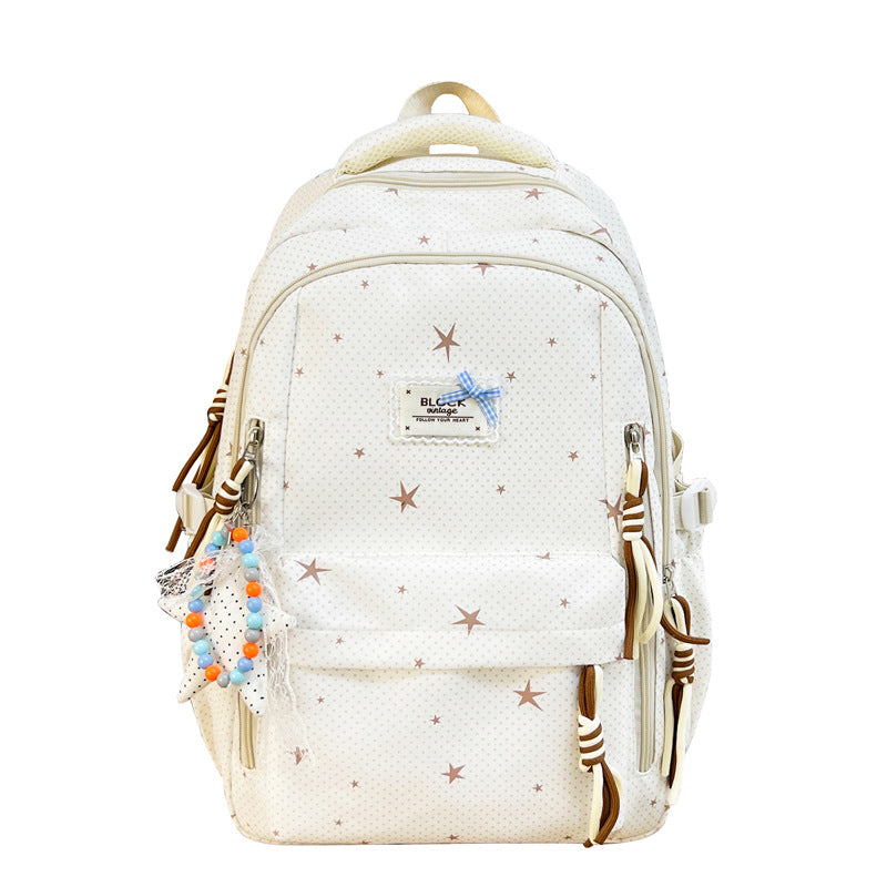 Stylish Star-Embellished Multi-Functional Backpack Kalsten