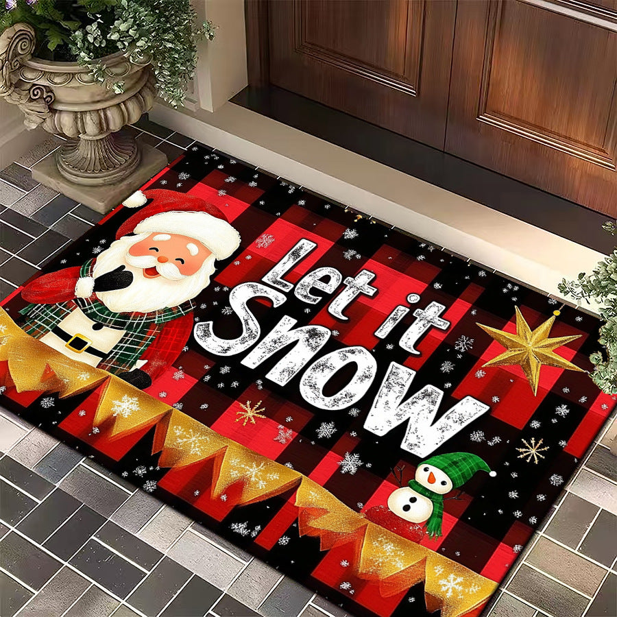 Festive Seasonal Welcome Mat