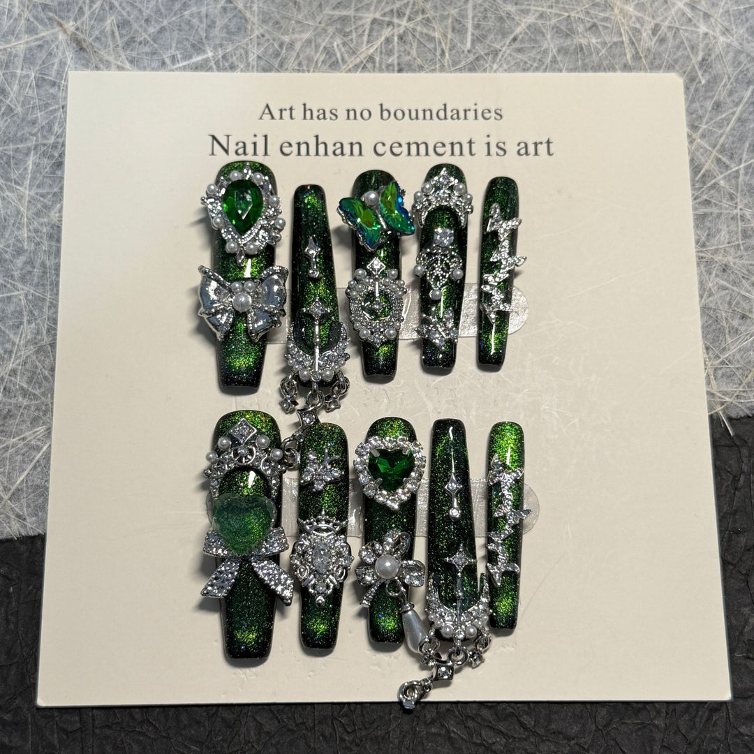 Decorative Press-On Nail Art Set