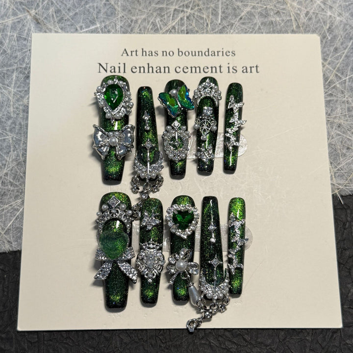 Decorative Press-On Nail Art Set