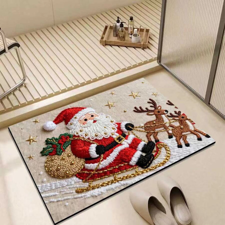 Christmas-Themed Entrance Mat Kalsten