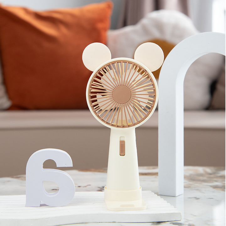 Women Portable Hand Fan with Funny Animal Design Kalsten