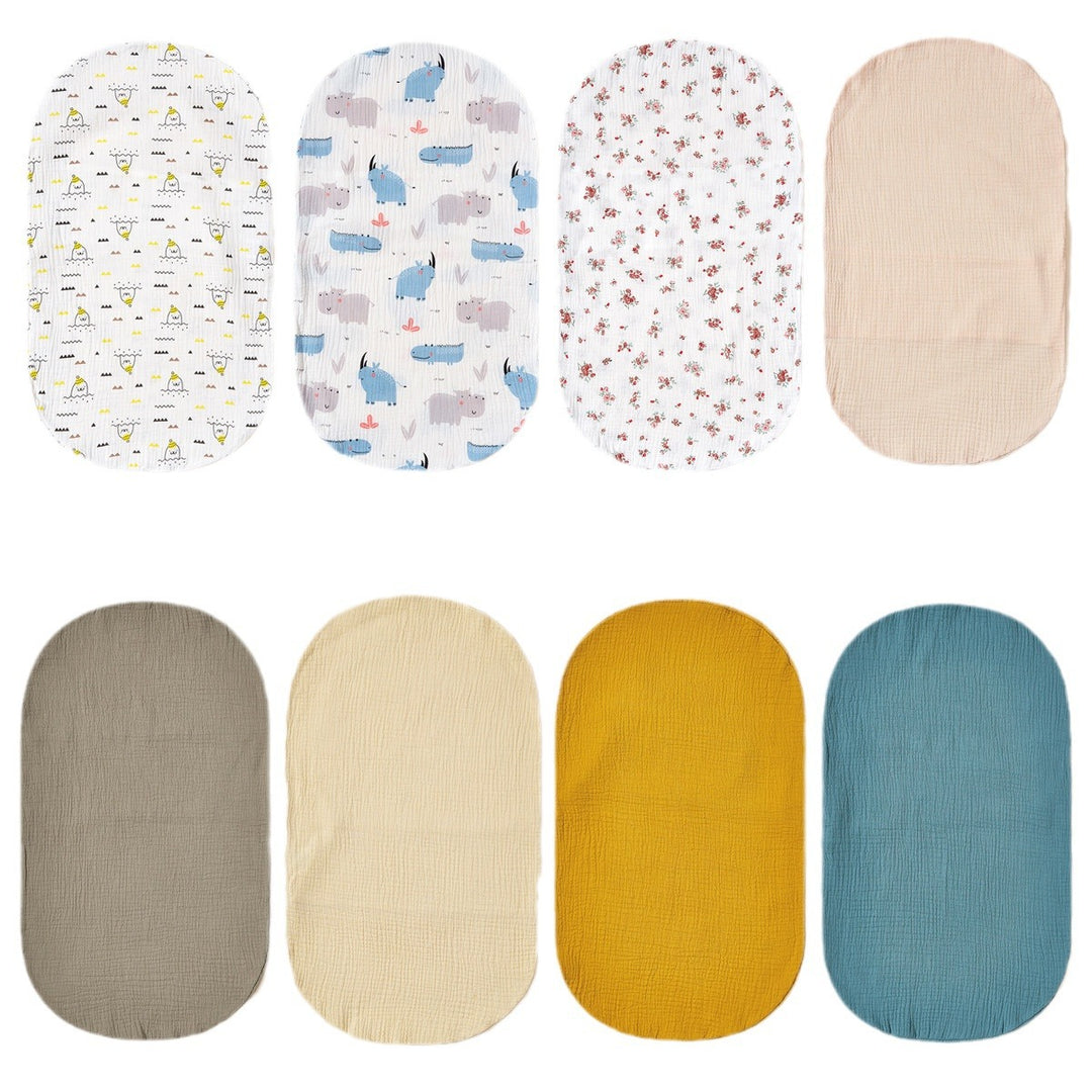 Cotton Muslin Crib Mattress Protector kalsten
