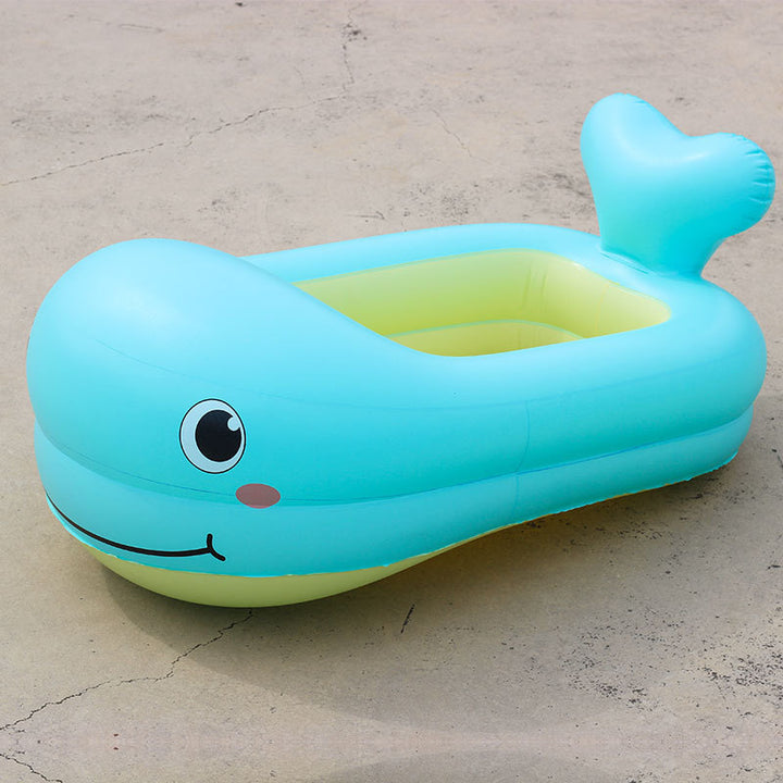 Women Inflatable Bathtub Lounger in the Shape of a Whale Kalsten