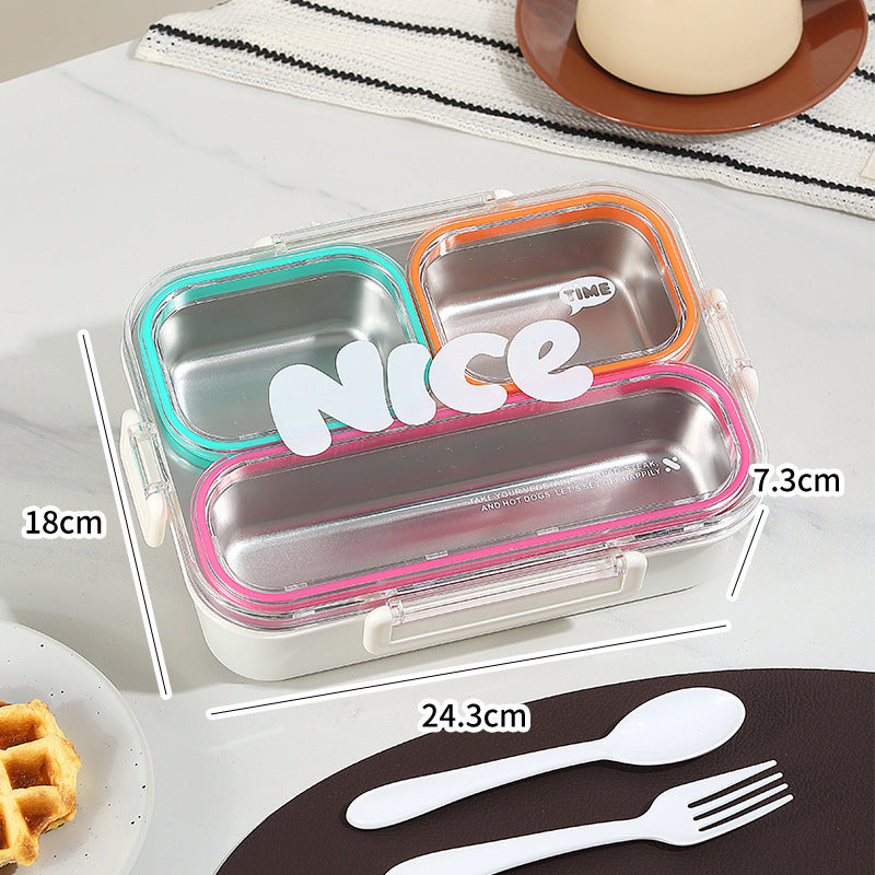 Triple Compartment Food Storage