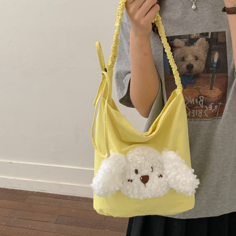 Playful Dog-Themed Shoulder Bag