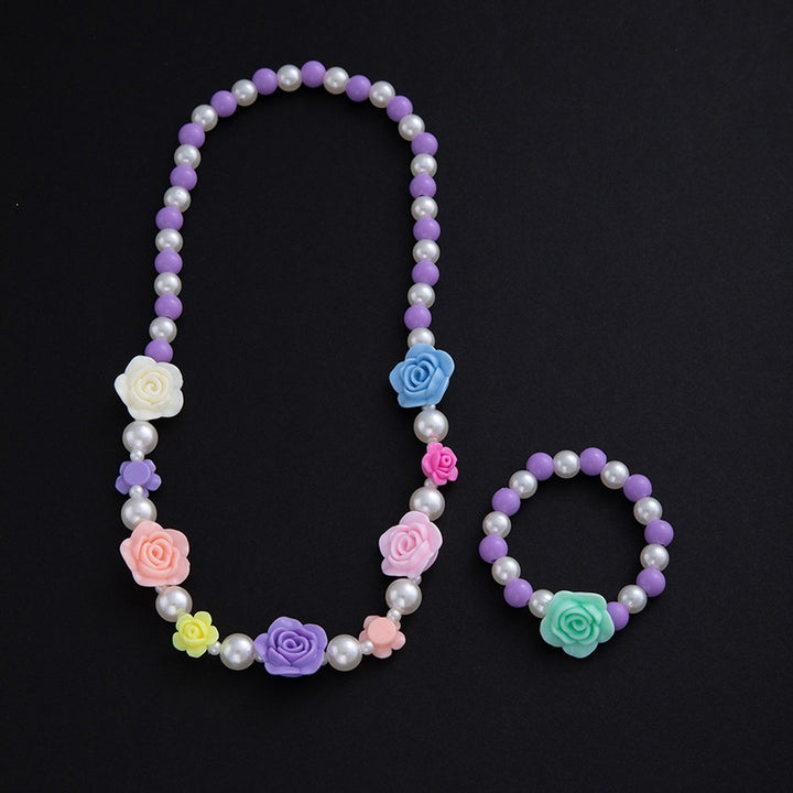 Jewelry set with floral motifs Kalsten