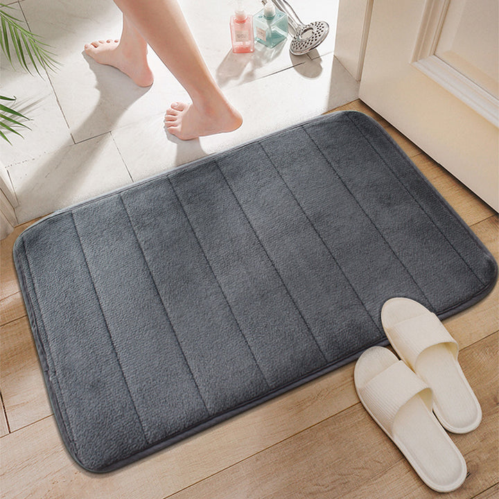 Plush Bathroom Mat Kalsten