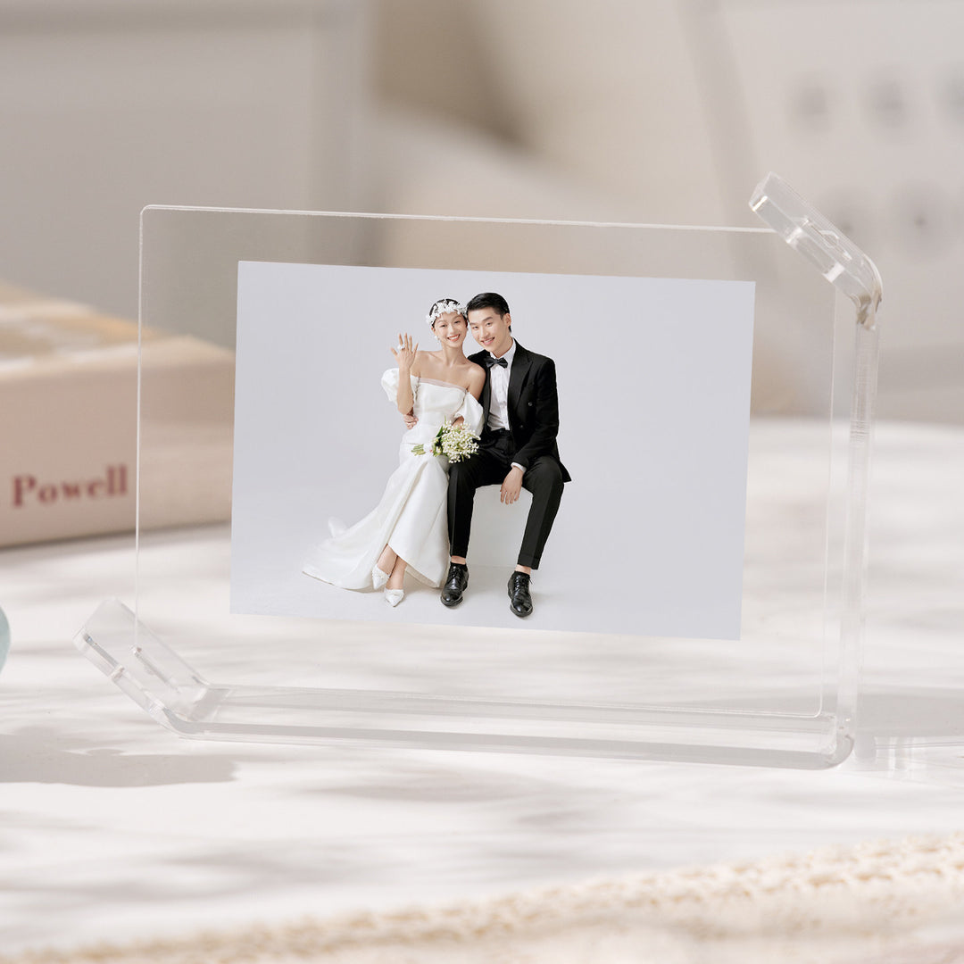 Artistic Acrylic Photo Display Frame for Home