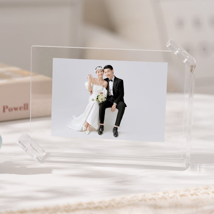 Artistic Acrylic Photo Display Frame for Home