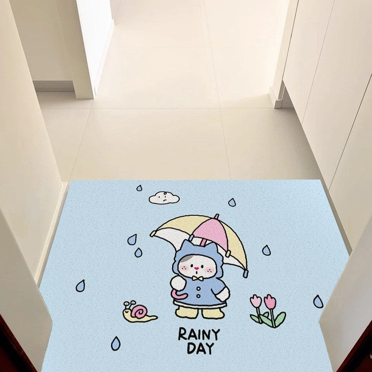 Cartoon-Themed Welcome Mat Kalsten