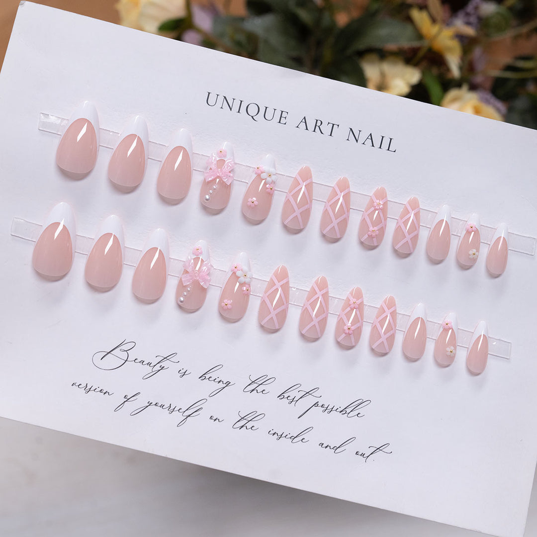 Decorative Stiletto Press-On Nails