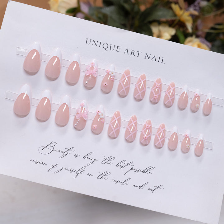 Decorative Stiletto Press-On Nails