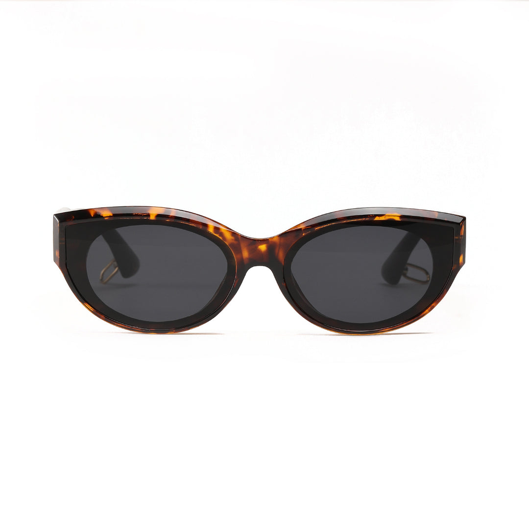 Women's fashionable sunglasses with transparent frame and UV protection Kalsten