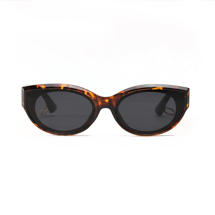 Women's fashionable sunglasses with transparent frame and UV protection Kalsten