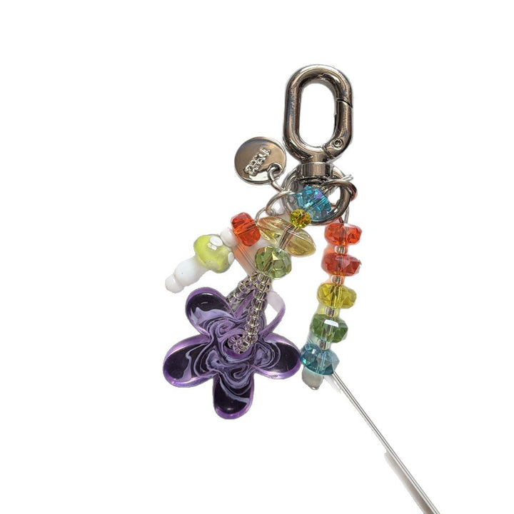 Beaded Flower Charm Keychain Kalsten 1790134944