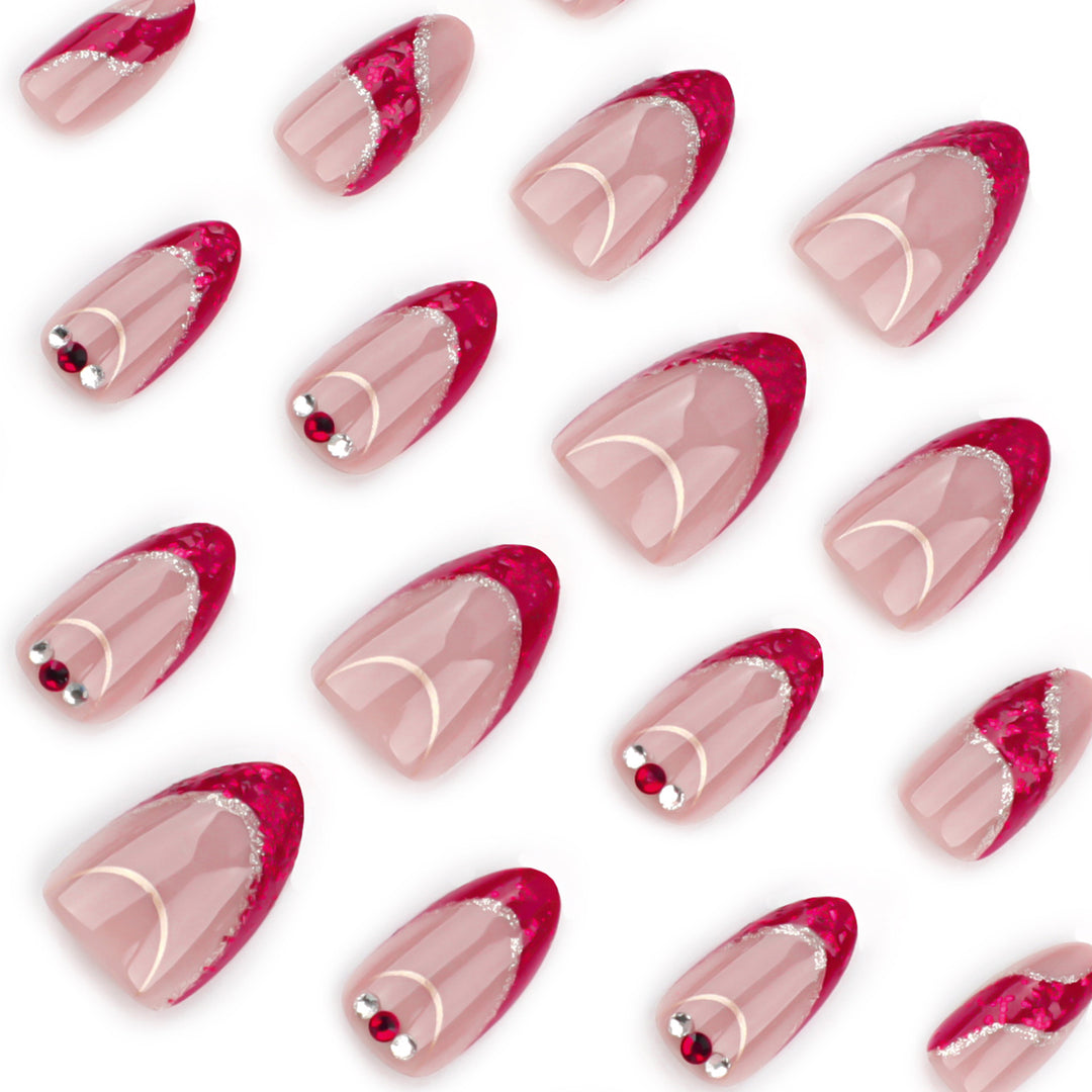 Artful nail designs with sparkling accents and ombré effects Kalsten