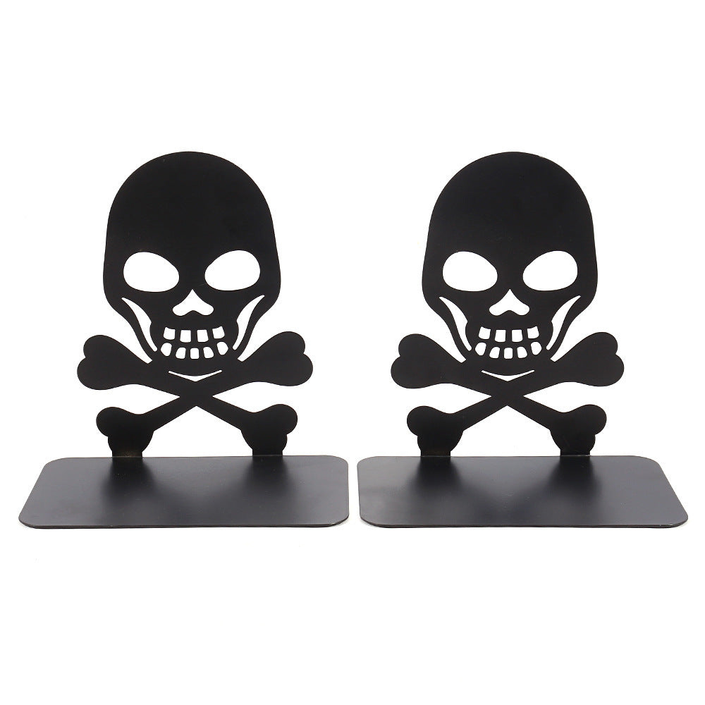 Skull Design Decorative Bookends