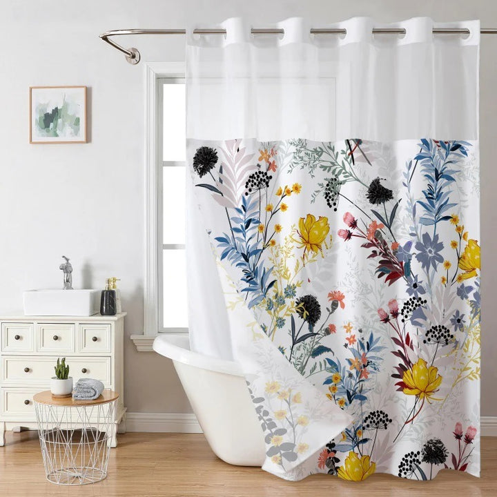 Artistic Floral Shower Curtain Kalsten