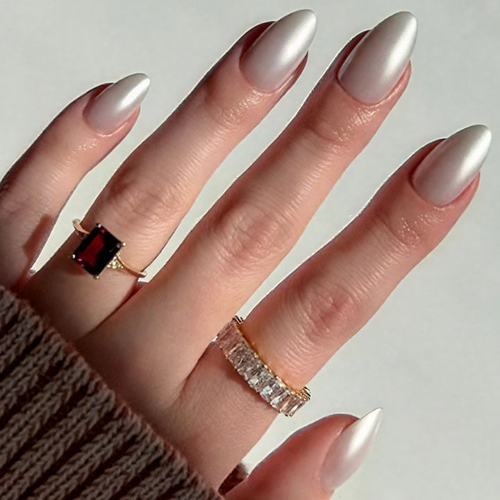 Elegant Matte Nail Art Enhancements Kalsten