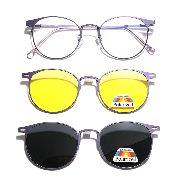 Women's fashionable sunglasses with interchangeable lenses and polarized technology Kalsten