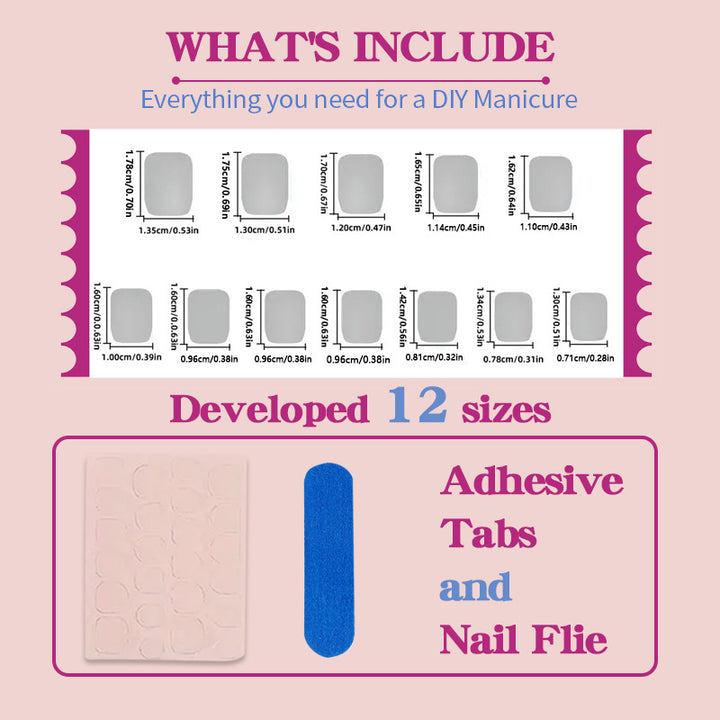 Nail art set with cheerful strawberry designs Kalsten