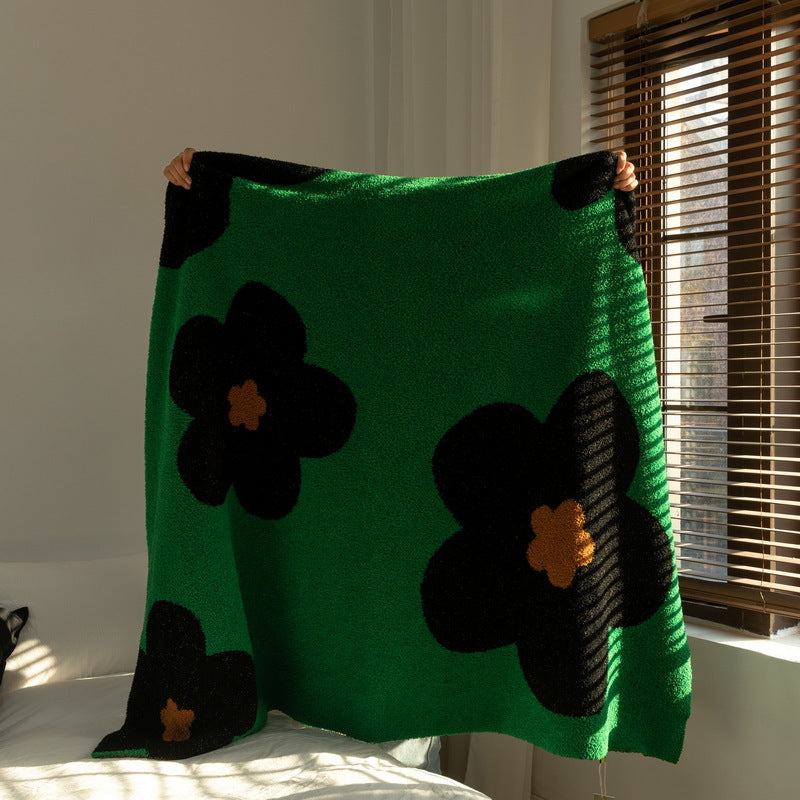 Floral Patterned Cozy Blanket