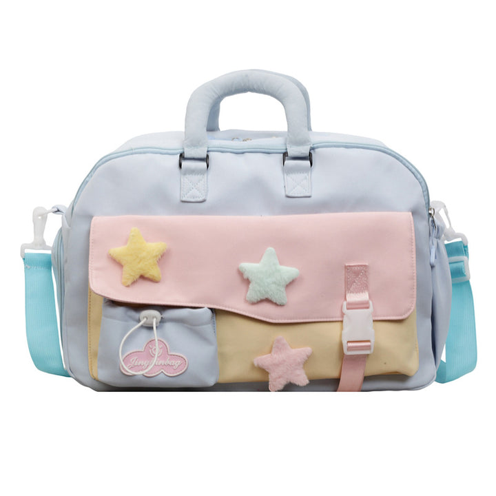 Decorative Star-Appliqué Travel Bag Kalsten