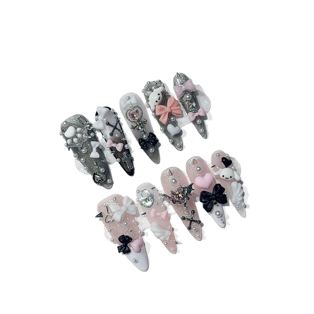 Playful 3D Nail Art Set