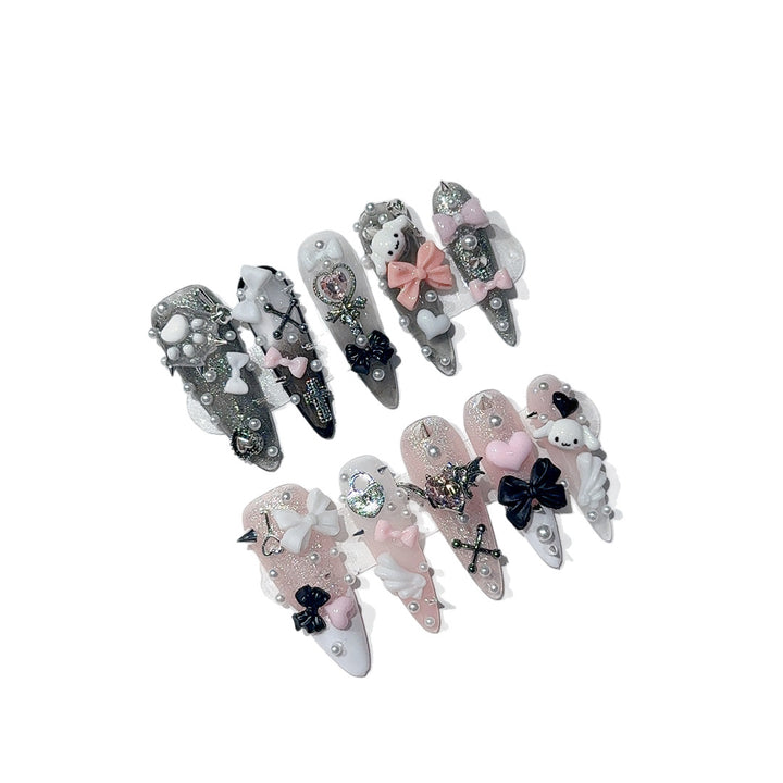 Playful 3D Nail Art Set